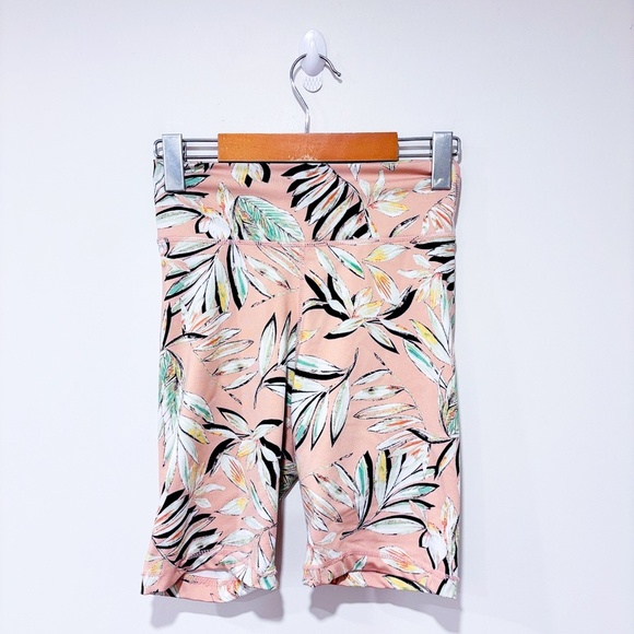 MINKPINK Pink floral bike shorts - Picture 1 of 8